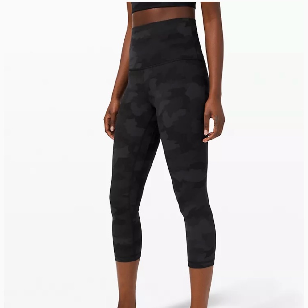 Lululemon Align Crop 21” Camo leggings
